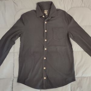 Men's Old Navy Cotton Navy Blue Long sleeved shirt